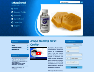 dhariwalcorporation.com screenshot