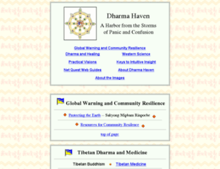 dharma-haven.org screenshot