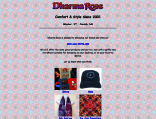 dharmarose.com screenshot