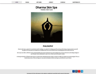 dharmaskinspa.com screenshot
