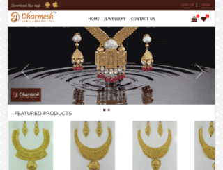dharmeshjewellers.com screenshot