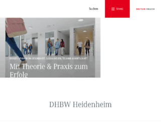 dhbw-heidenheim.de screenshot