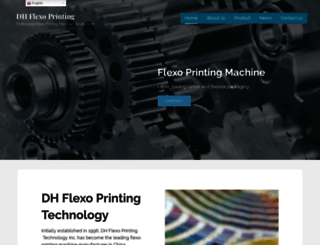 dhflexoprinting.com screenshot