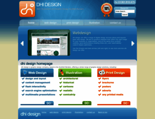 dhidesign.co.uk screenshot