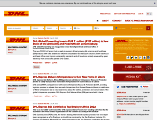 dhl.africa-newsroom.com screenshot