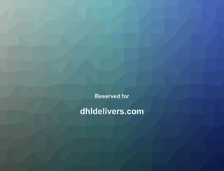 dhldelivers.com screenshot