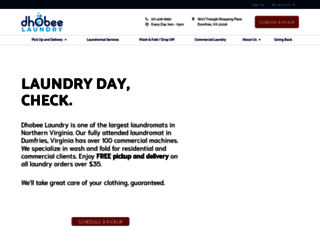 dhobeelaundry.com screenshot