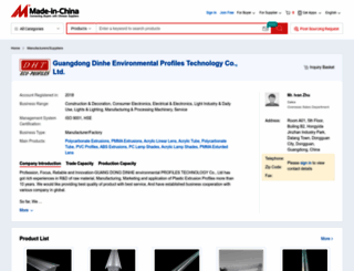 dht-extrusion.en.made-in-china.com screenshot