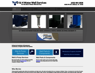 dhwaterwellservices.com screenshot