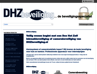 dhzbeveiliging.nl screenshot