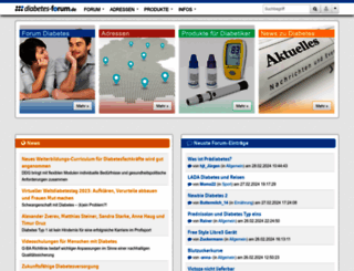 diabetes-forum.de screenshot