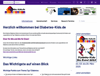 diabetes-kids.de screenshot