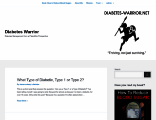 diabetes-warrior.net screenshot