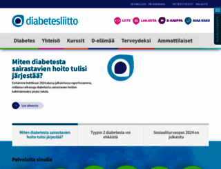 diabetes.fi screenshot