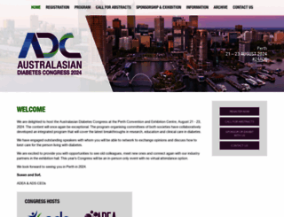 diabetescongress.com.au screenshot