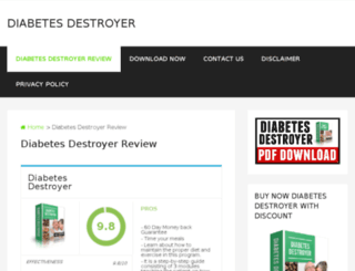 diabetesdestroyer-review.com screenshot