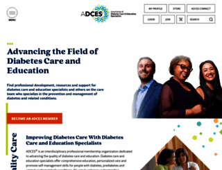 diabeteseducator.org screenshot