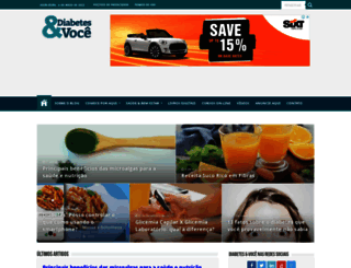 diabetesevoce.com.br screenshot