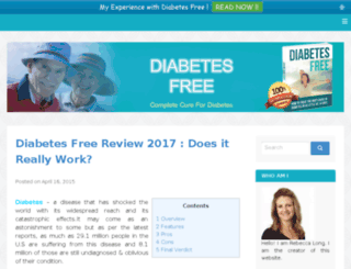 diabetesfreereviews.org screenshot