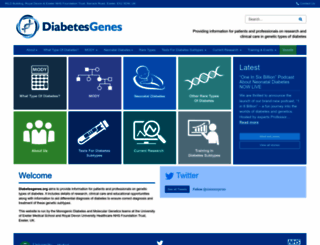 diabetesgenes.org screenshot