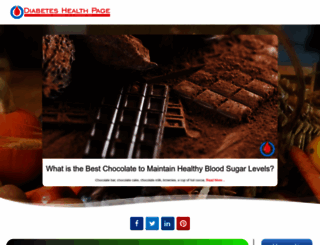 diabeteshealthpage.com screenshot