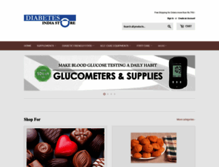 diabetesindiastore.com screenshot