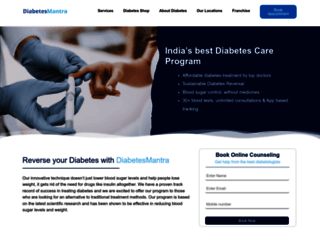 diabetesmantra.com screenshot