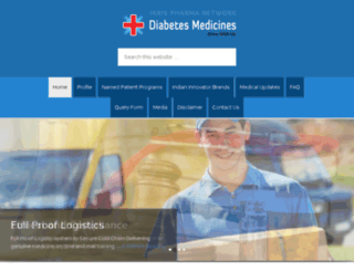 diabetesmedicines.in screenshot