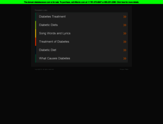 diabetesnever.com screenshot