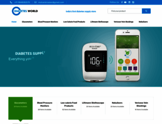 diabetesworld.co.in screenshot