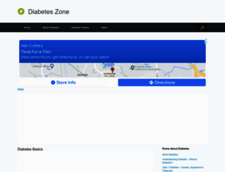 diabeteszone.org screenshot