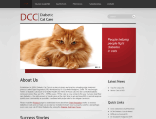 diabeticcatcare.com screenshot