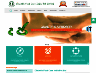 diabeticfootcareindia.com screenshot