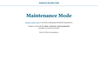 diabetichealthclub.com screenshot