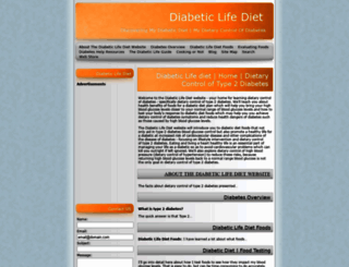 diabeticlifediet.com screenshot