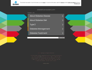 diabeticsnacker.com screenshot