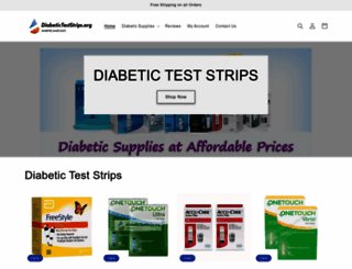 diabeticteststrips.org screenshot