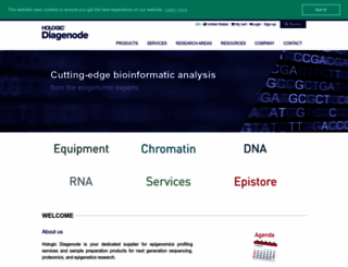 diagenode.com screenshot