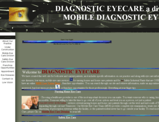 diagnosticeyecare.com screenshot