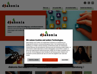 diakonia.de screenshot