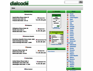 dialcode.org screenshot