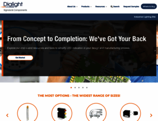 dialightsignalsandcomponents.com screenshot