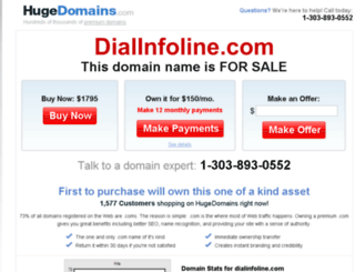 dialinfoline.com screenshot
