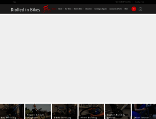dialledinbikes.com screenshot