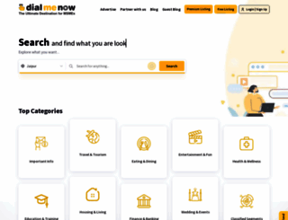 dialmenow.in screenshot