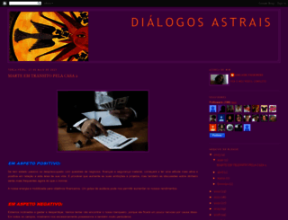 dialogosastrais.blogspot.com.br screenshot
