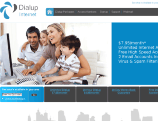 dialup-internet.com screenshot