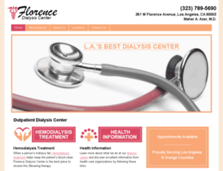 dialysisflorence.com screenshot