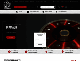 diamach.com.au screenshot