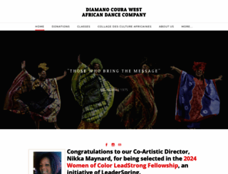 diamanocoura.org screenshot